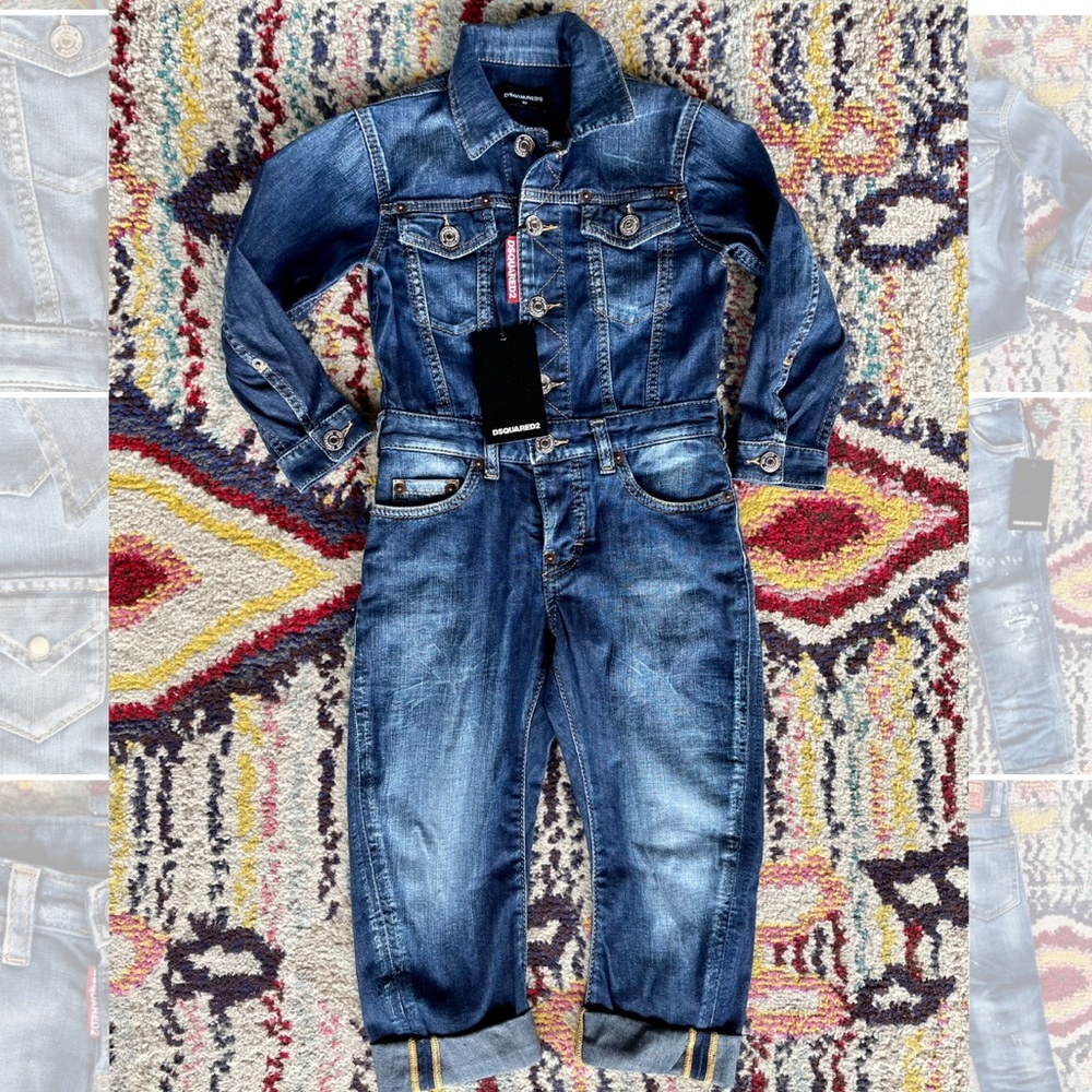 Dsquared2 Denim Jumpsuit NWT 4T